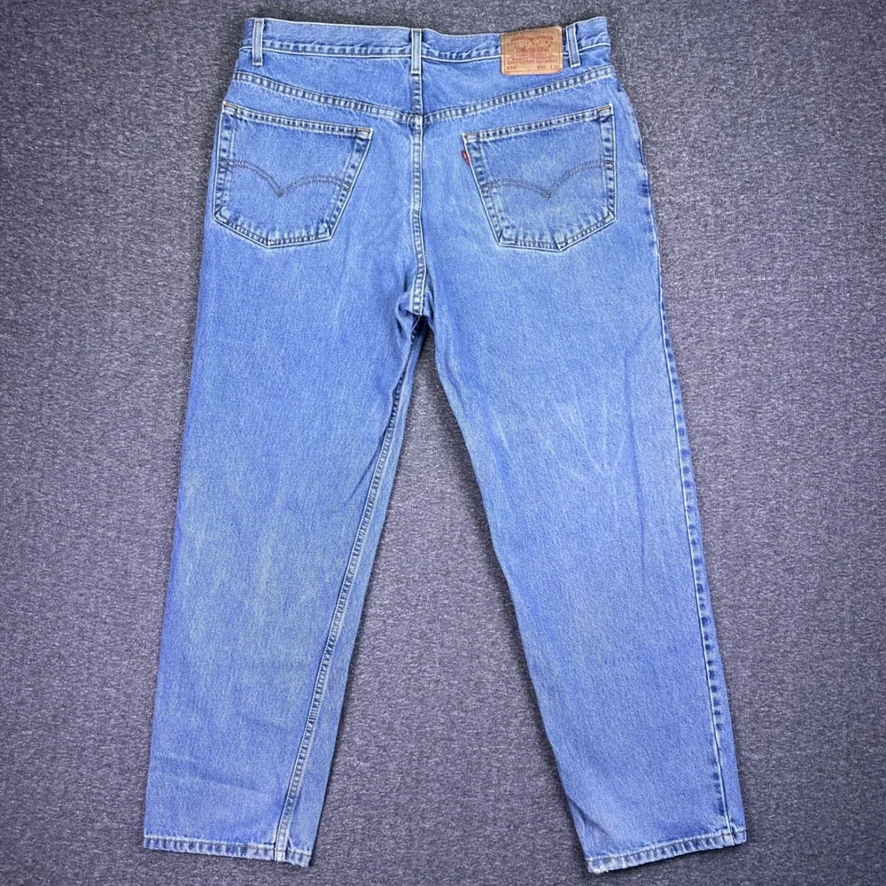 VTG 00s‎ Levis 550 Jeans Mens 40x30 Blue Relaxed Casual Tapered Denim